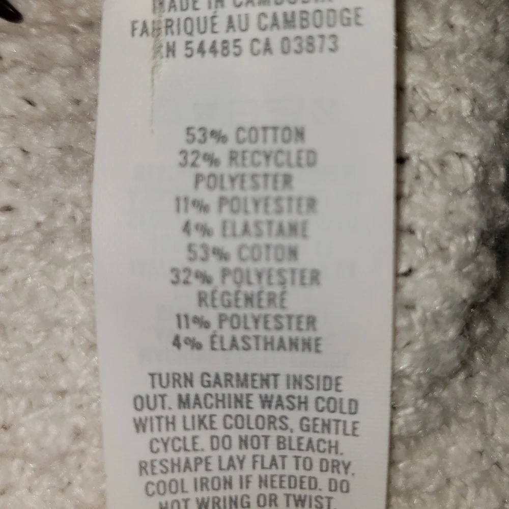 Aerie CozyUp Waffle Button Sweater XL - Picture 6 of 7
